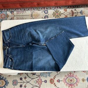 Banana Republic High-Rise Straight Jeans in Blue